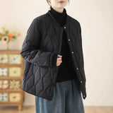 Large-Size Down Cotton Coat Women's Coat Winter Loose Thin Cotton Robes New Women's Clothing Short-Term Warm Cotton Clothes HZ1208