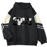 2025 Color Edight Anime Characters Print Hooded Hooded Hoodie Casual Loose Hot Top HZ1208