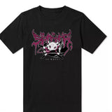 2025 New Short-Sleeved MENTAL Cotton T-Shirt Fashion Collar Collar Blouse HZ1208