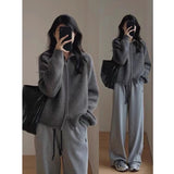 Sweater Woman Retro Hong Kong Flavor New Chic Korean Version Of The Collar Zipper Knitted Open Shirt Lazy Wind Loose Thick Coat HZ1208