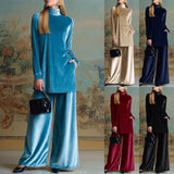 Autumn/Winter 2025 Fashion Button Folded Velvet Long-Sleeved Shirt Dress HZ1208