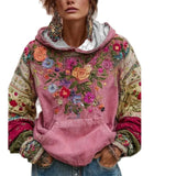 Direct Selling Shirt Trend Japanese National Style Cherry Blossom Art Printing National Tide Loose Autumn And Winter Retro HZ1208