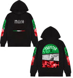 New Hoodie Trapstar Letter Casual Street Youth Sweat Cotton Red Black Print Plus Velvet Hood HZ1208