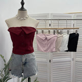 Hottie Sexy Tset Blouse Irregular Cowboy Splicing Mesh Yarn Tie With Short T-Shirt 6105 HZ1208