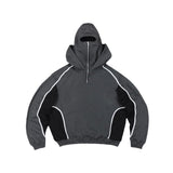 Ins Trendy Double Hat Design Hoodie Autumn And Winter New Men's And Women's Same Loose Y2K Jacket HZ1208