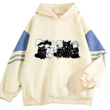 2025 Color Edight Anime Characters Print Hooded Hooded Hoodie Casual Loose Hot Top HZ1208