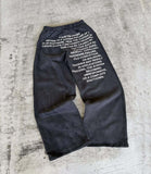 Personality Loose Hoodie Straight Trousers Street Fashion Ins Trendy H-Hop Set HZ1208