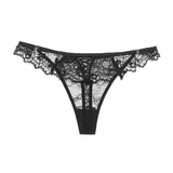 New Triangle Hollow Lace Side Thong Lady Water Drill Hanging Cotton Crotch Trousers Tpants HZ1208