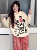 Designing Lazy Air Soft Glutinous Sweater Women 2025 Winter New Korean Wearing Sheep Velvet Knitted Shirt Tide HZ1208