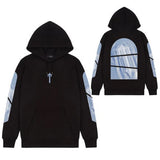 New Hoodie Trapstar Letter Casual Street Youth Sweat Cotton Red Black Print Plus Velvet Hood HZ1208