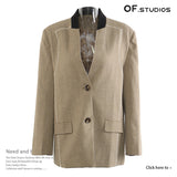 2025 Autumn And Winter Women's Clothing Niche Design Street Hit Color Drawstring Loose Casual Small Coat 1429 HZ1208