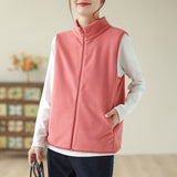 2025 Autumn And Winter New Mother Dress Rocking Velvet Horse Clip Warm Casual Coat Women Fashion Shoulder Vest Woman HZ1208