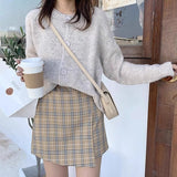 Sweater Coat Women's Autumn And Winter Loose Wear Complex 2025 New Short Top Knitted Cardigan Thicken HZ1208