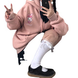 Cute Soft Sister Student Cartoon Meal Jk Coat Zipper Koloumi Cotton Hoodie Jade Cinnamon Dog Print HZ1208