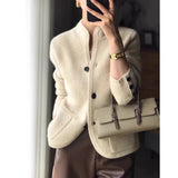 Autumn And Winter Sweater Women's Thick Short Coat Women's Clothing 2025 New European Beautiful Cotton Fashion Knitwear HZ1208