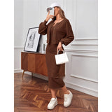 Spring And Autumn 2025 New Comfortable Casual Pit Jacket Dress Two-Sleeve HZ1208