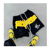 2025 New PICHESSE 3 Printed Shorts 2025 New Hot Hit Trend Sweatpants Hot HZ1208