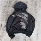 Personality Loose Hoodie Straight Trousers Street Fashion Ins Trendy H-Hop Set HZ1208