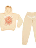 Men's And Women's Sp5der Spider Web Set 555555 Sportswear Sweater Jogging Pants HZ1208