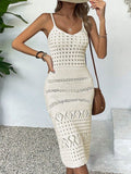 Ocean's New Beach Hooded Jersey Knitted Sexy Sling Dress Sunscreen Woman HZ1208