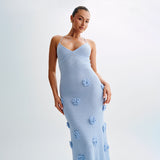 Ocean Beach Hoodie Jersey Knitted Embroidered Sling Skirt Sexy-Back Tying With Ass Long Skirt HZ1208