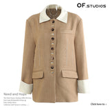 25 Autumn New Double Irregular Pants + Short Coat Top Fashion Casual Set Women 1815 HZ1208