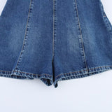 Z Strap Trousers Shorts Women 2025 Summer Hanging Neck Denim Jumpsuit 4365084 HZ1208