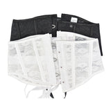 16Cm Rubber Bone Short Lace Mesh Outside Lashing Belt Lumbar Lolita Fish Bone Giste HZ1208