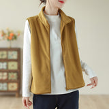 2025 Autumn And Winter New Mother Dress Rocking Velvet Horse Clip Warm Casual Coat Women Fashion Shoulder Vest Woman HZ1208