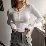 2025 Autumn And Winter Wishebay Women's New Button Ribs Knitted Shirt HZ1208